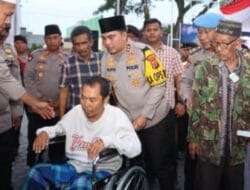 Hariri Berterimakasih Kepada Kapolres Batu Bara Terhadap Bantuan Kursi Roda