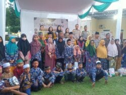 Polsek Indrapura Berbagi Kepada Kaum Duafa