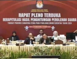 Proses Rekapitulasi Hasil Pemilu Asal Kabupaten Nisel Ricuh, Rapat Pleno Terbuka KPU Sumut Memanas