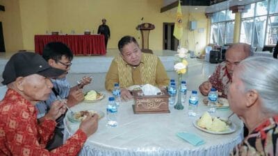 Rayakan Tahun Baru Bersama, PMKS: Terima kasih Bupati Eddy Berutu