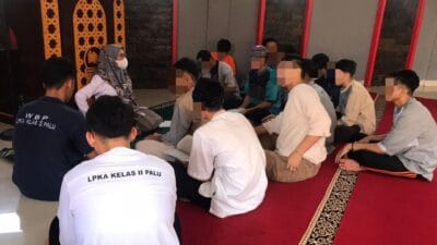 Anak Binaan LPKA Palu Sambut Malam Lailatul Qadar