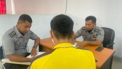 Jalani Program AO, Kasubsi Penilaian dan Klasifikasi Berikan Nasihat kepada Anak LPKA Palu