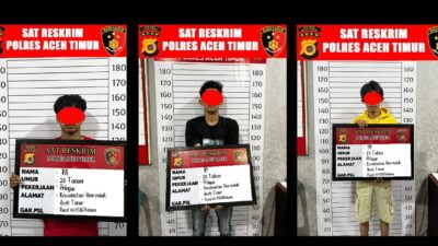Satreskrim Polres Aceh Timur Amankan Pelaku Pengeroyokan di Pantai Leuge