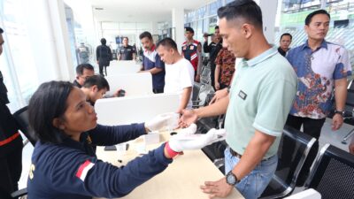 Polda Sumut Cek Urine Petugas Moda Transportasi