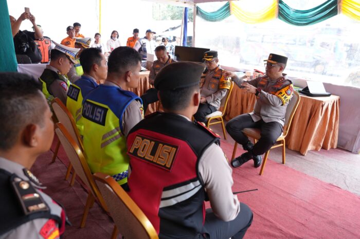 Cek Pos Pengamanan, Kapolda Sumut Apresiasi Kesungguhan Personel Dalam Bertugas