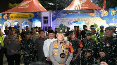 Kunjungi Pos Terpadu, Kapoldasu: Malam Takbiran di Sumut Kondusif!