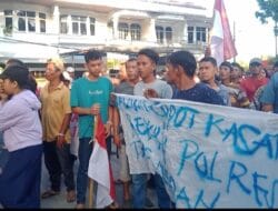 Jokowi di Medan, Ratusan Warga Pancur Batu Unjuk Rasa Tuntut Edi Suranta Gurusinga Tidak Dikriminalisasi