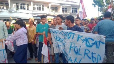 Jokowi di Medan, Ratusan Warga Pancur Batu Unjuk Rasa Tuntut Edi Suranta Gurusinga Tidak Dikriminalisasi