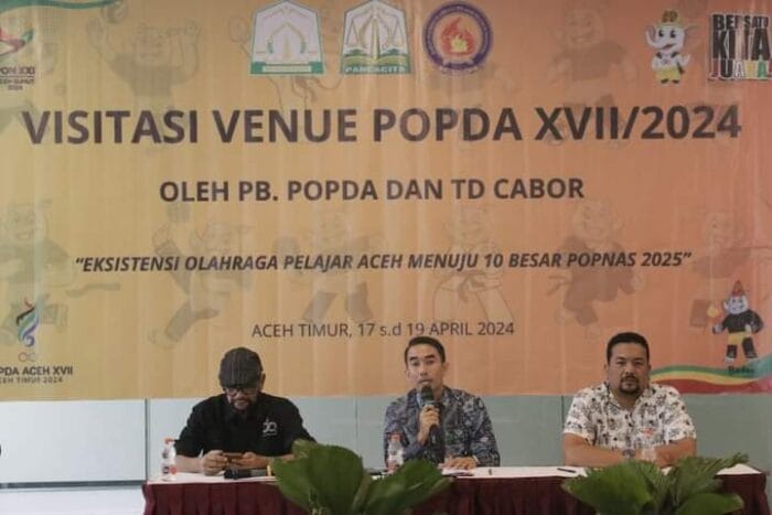 Persiapan POPDA, Panitia Besar dan Technical Delegate Visit Venue Cabor