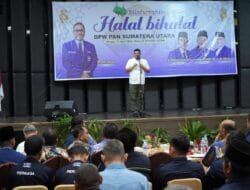 Bobby Hadiri Halalbihalal DPW PAN Sumut