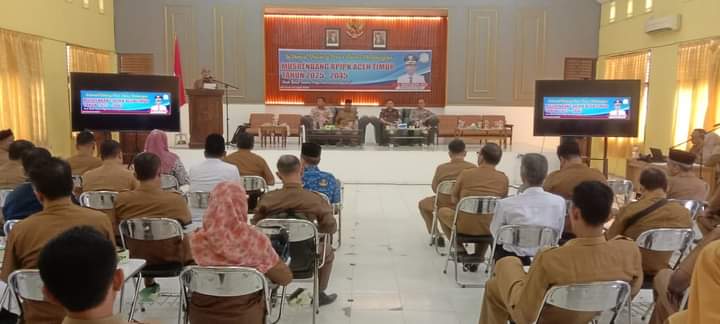 Buka Musrenbang RPJPK, Pj Bupati Aceh Timur Sampaikan Ini