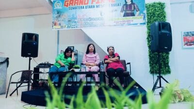 Konferensi Pers Grand Final Sumatera Utara Mencari Bakat Bersama Anggota DPD Sumut Dr Badikenita Sitepu