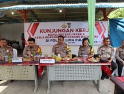 Kunker Kapolres & Ketua Bhayangkari Cabang Batu Bara di Polsek Labuhan Ruku