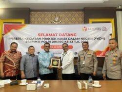 Terima Peserta PKDN Sespimti Polri, Pimpinan Bawaslu Sumut Beberkan Strategi Pengawasan Pemilu Tahun 2024
