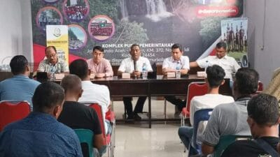 Rapat Perdana Karteker KONI Aceh Timur Bersama Pengcab