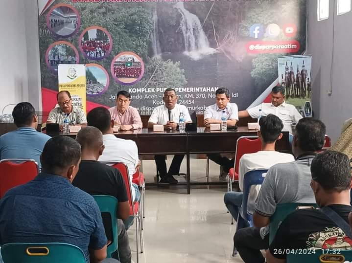 Rapat Perdana Karteker KONI Aceh Timur Bersama Pengcab