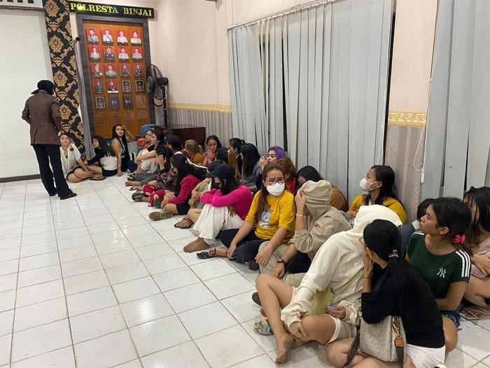 Polisi Razia Diskotek Blue Star Binjai, Puluhan Orang Positif Narkoba