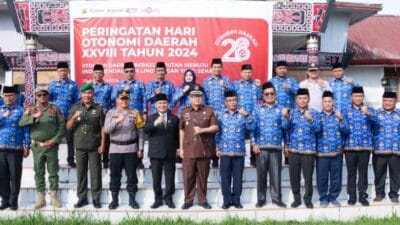 Plh Bupati Dairi Pimpin Upacara Peringatan Hari Otonomi Daerah Ke-28 Tahun 2024