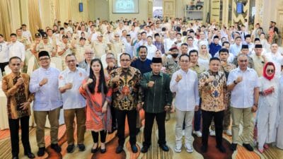 Plh Sekda Medan Hadiri Halalbihalal DPD Gerindra Sumut