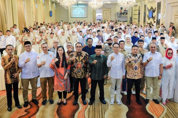 Plh Sekda Medan Hadiri Halalbihalal DPD Gerindra Sumut