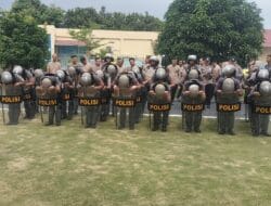 Pleton Dalmas Polres Batu Bara Lakukan Pembinaan Fisik Jasmani