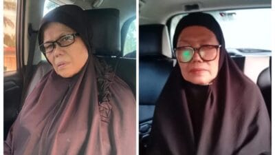 Polda Sumut Tangkap 2 Wanita Paruh Baya DPO Tersangka Tipu Gelap