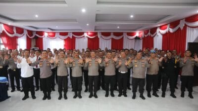 Kapolda Sumut Semangati Anggota Polres Tapsel