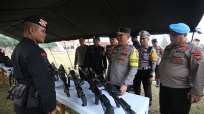 Kapoldasu Kunjungi Markas Batalyon C Pelopor Brimobda Sumut