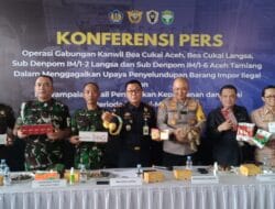 Bea Cukai Langsa Berhasil Amankan Puluhan Item Barang Ilegal