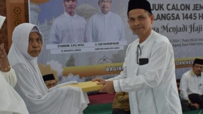 Peusijuk JCH Kota Langsa Tahun 2024