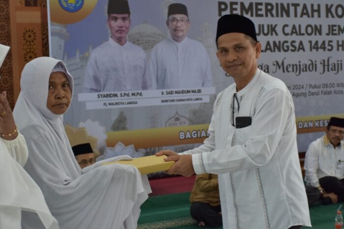 Peusijuk JCH Kota Langsa Tahun 2024