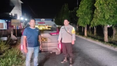 Giat Personel Polsek Lima Puluh Patroli Mobile Malam Hari Cegah Tindak Kejahatan