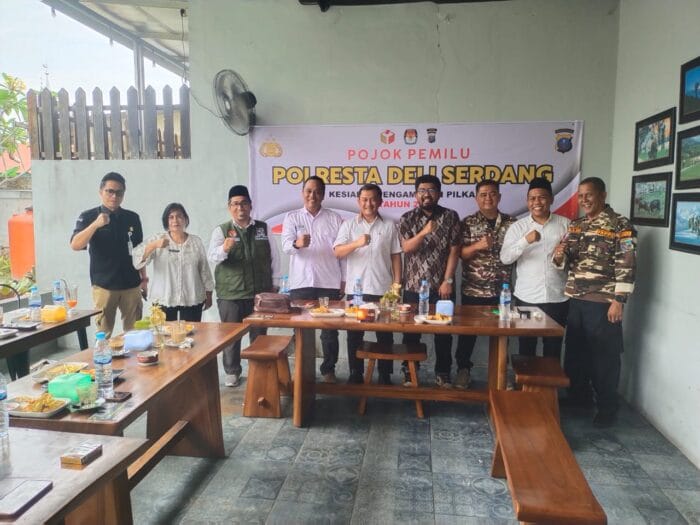 Polresta Deliserdang Laksanakan Pojok Pemilu Ciptakan Harkamtibmas Jelang Pilkada 2024