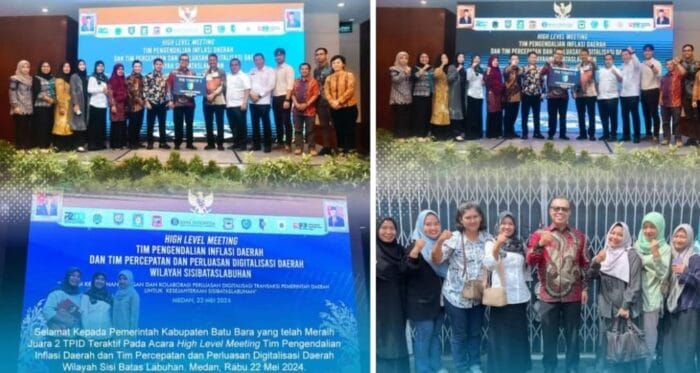 Pemkab Batu Bara Raih Juara 2 Kategori TPID Teraktif