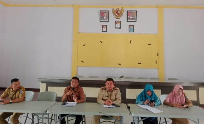 Camat Bersama Kades se-Kecamatan Air Putih Rapat Bahas PBB