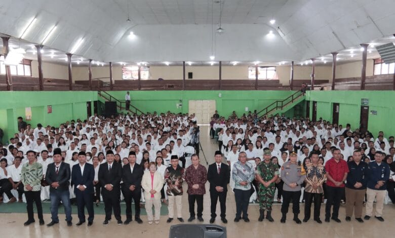 Pj Bupati Dairi Hadiri Pelantikan 507 Orang PPS