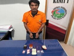 Satres Narkoba Polres Batu Bara Sergap Pengedar Sabu di Desa Simpang Gambus