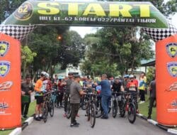 Polresta Deliserdang Ikuti Kegiatan Sepeda Santai dan Bakti Sosial HUT Ke-62 Korem 022/Pantai Timur