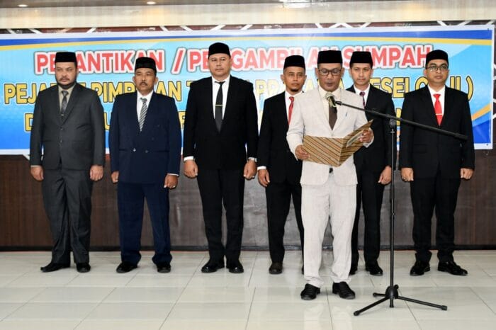 8 Pejabat Pratama Kota Langsa Dilantik