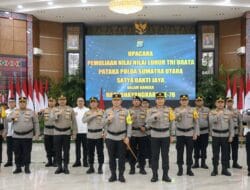 Kapolda Sumut Pimpin Upacara Pemuliaan Nilai-Nilai Tribrata Dalam Perayaan Hari Bhayangkara ke-78