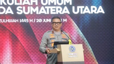 Kapolda Sumut Kuliah Umum di Kampus UMSU: Pentingnya Manfaat Hukum Bagi Masyarakat