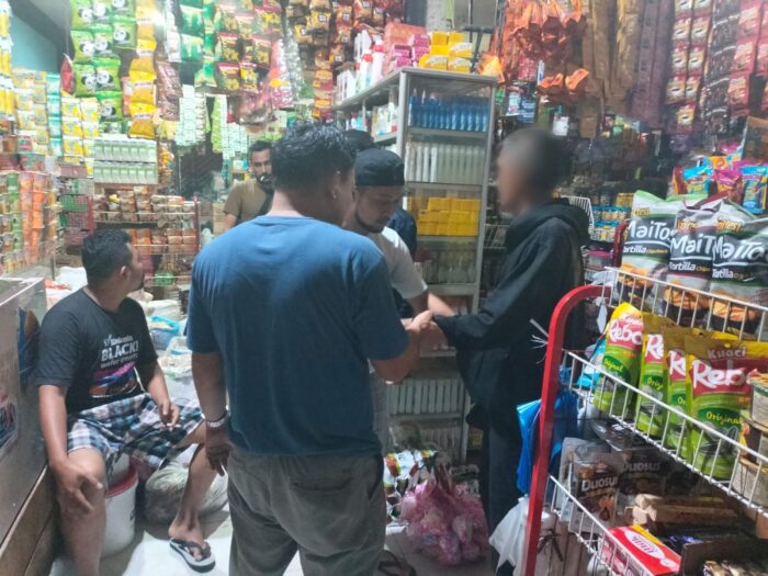 Polres Langsa Amankan Seorang Pemuda Diduga Mencuri di Toko Grosir