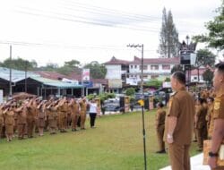 Pj Bupati Dairi Pimpin Apel Gabungan