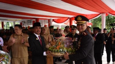 Kapolres Langsa Pimpin Upacara HUT ke-78 Bhayangkara