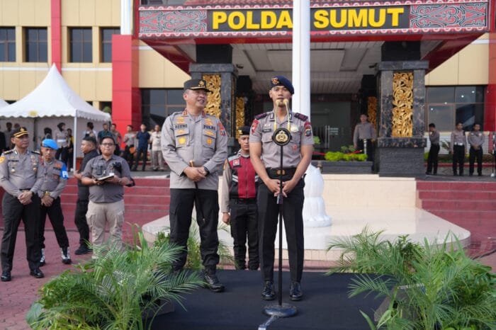 273 Personel Polda Sumut Naik Pangkat, Komjen Pol Agung: Bekerja Lebih Baik!