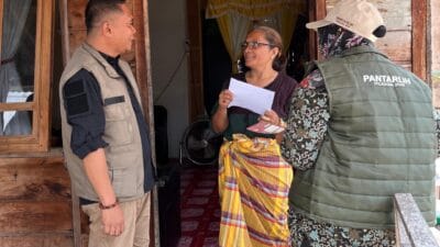 KPUD Batu Bara Lakukan Monitoring di Desa Indrayaman
