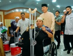 Pj Bupati Heri Wahyudi Sambut Kepulangan Jemaah Haji
