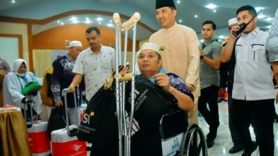 Pj Bupati Heri Wahyudi Sambut Kepulangan Jemaah Haji