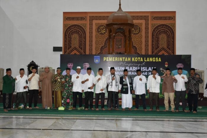 Pemko Langsa Gelar Tausiah Akbar Peringati 1 Muharam 1446 H