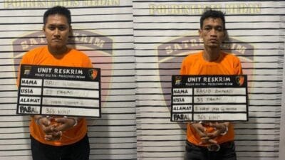 2 Tersangka Pencurian Sepeda Motor Honda Vario BK 6514 AFI Diamankan